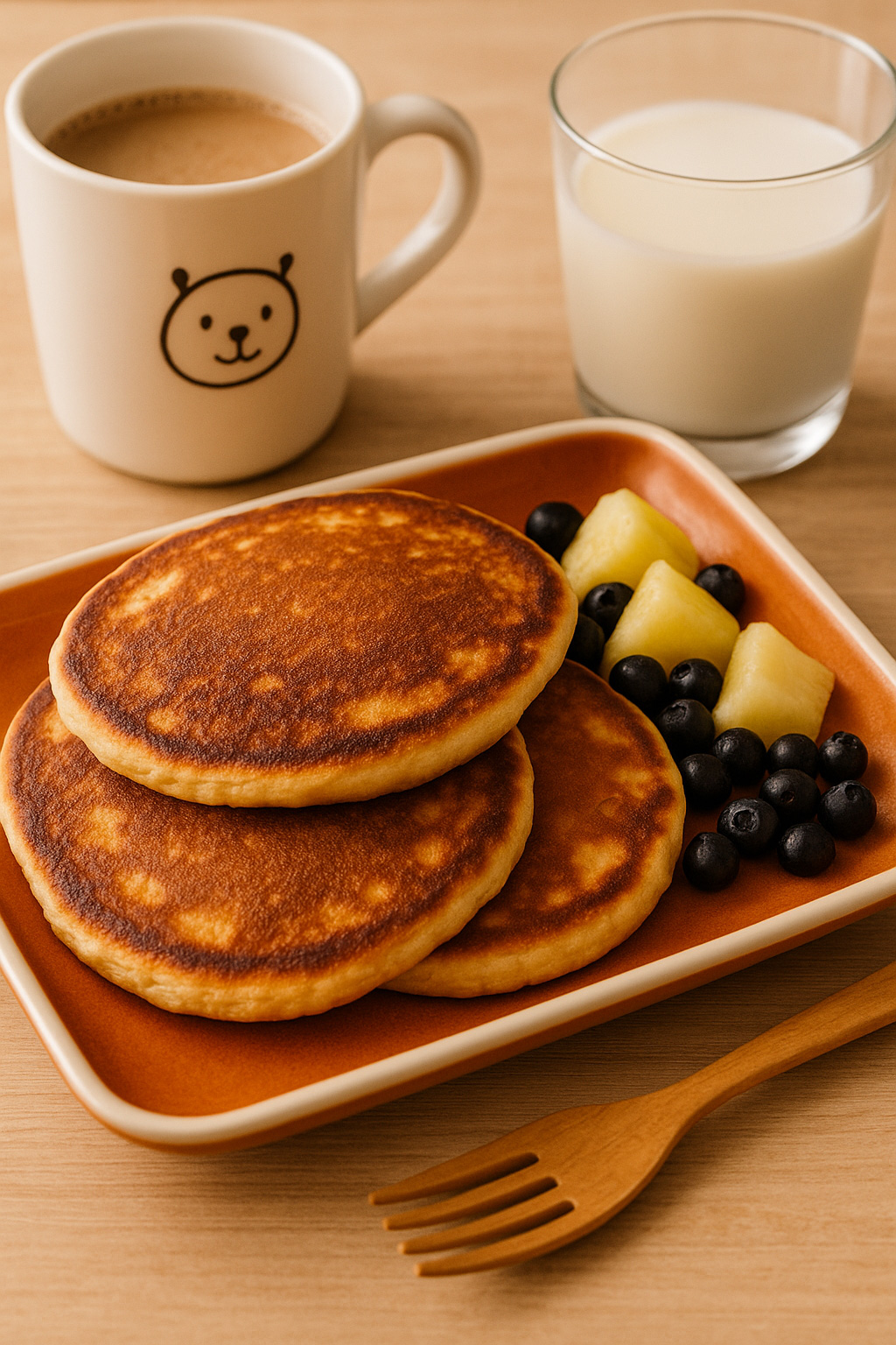 プロテインスフレパンケーキ